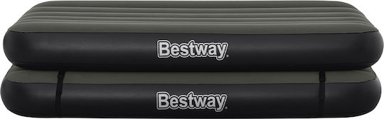 Bestway Aufblasbares Camping-Luftmatratze Einzel 188x99x25cm Grau