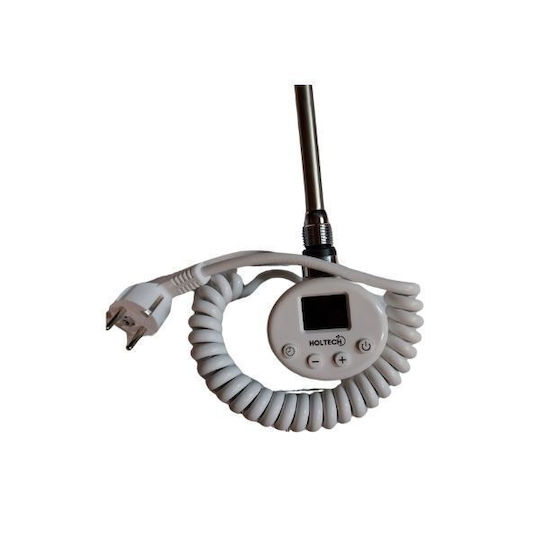 Towel Rail Heater External Thermostat Digital 600W White