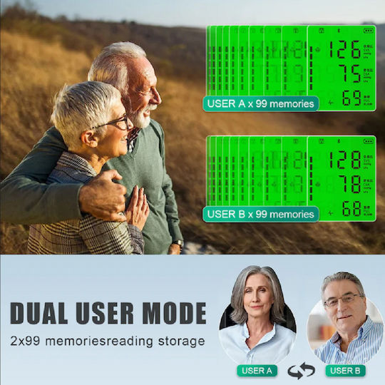 Intelligenter digitaler Oberarm-Blutdruckmonitor DM-31