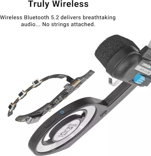 Koss Porta Pro Classic Wireless Wired On Ear Headphones with 20 Hours Playing Time Black Silver