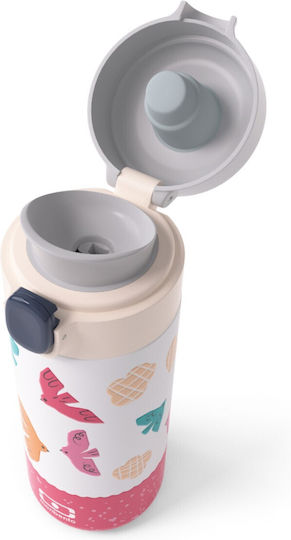 Monbento Mb Pop Παιδικό Παγούρι Ανοξείδωτο Non Spill Ροζ 360ml (Διάφορα Σχέδια/Χρώματα)