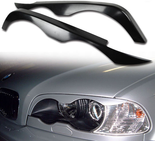 Front Headlight Eyebrows for Renault Coupe for BMW E46 for Hyundai Coupe