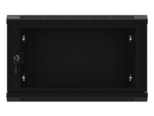 Lanberg Wandmontiert Rack-Schrank 6U Schwarz WF01-6406-23B