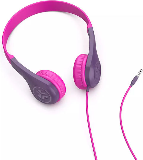 Jlab JBuddies Pop Kids Wired On Ear Headphones Pink