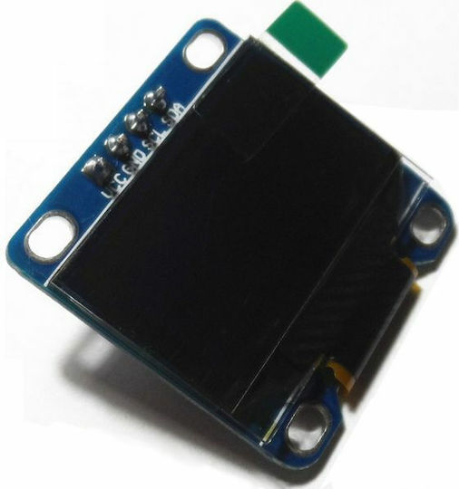 0.96" I2c 128x64 Oled Lcd Οθόνη Ssd1306 Μπλέ