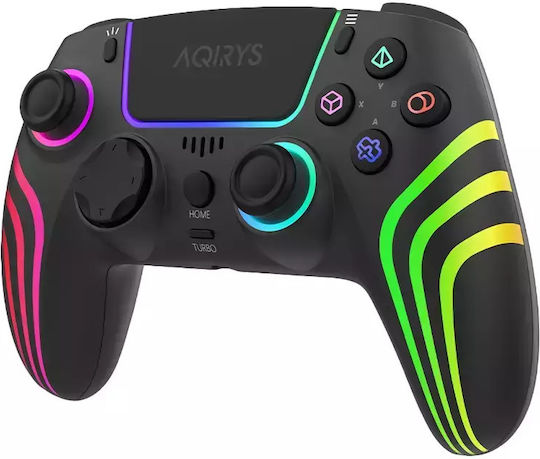 Aqirys Themis Ασύρματο Gamepad για Android / PC / PS3 / PS4 / iOS Μαύρο