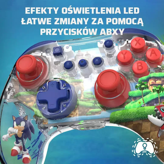PDP REALMz Ασύρματο Gamepad για Switch Sonic The Hedgehog