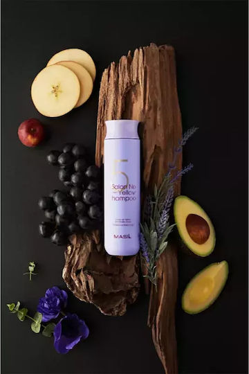 Purple Shampoo Neutralizing Yellow Tones Masil 5 Salon No Yellow Volume Ml 50