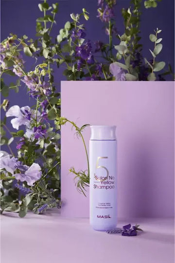 Purple Shampoo Neutralizing Yellow Tones Masil 5 Salon No Yellow Volume Ml 50