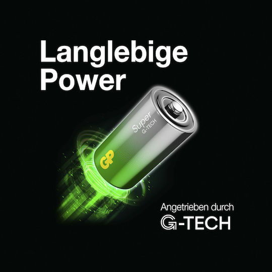 GP Batteries Super Αλκαλικές Μπαταρίες C 1.5V 2τμχ