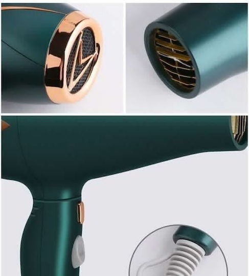 Kemei Πιστολάκι Μαλλιών 3500W Μαύρο