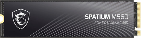 MSI Spatium M560 SSD 1TB M.2 NVMe PCI Express 5.0