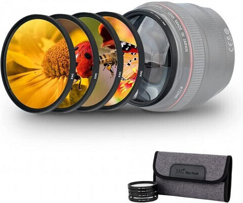 Jjc комплект за близък план +2+4+8+10 58mm