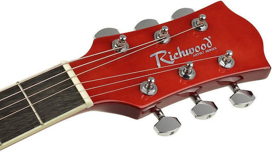 Richwood Полуакустичен Китара RD 12 CERS Отрязана Червено