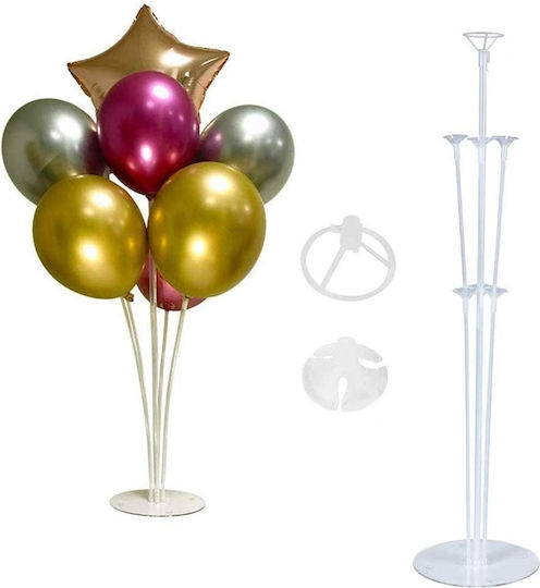 Plastik Ballonhalter Zola Transparent 70 cm