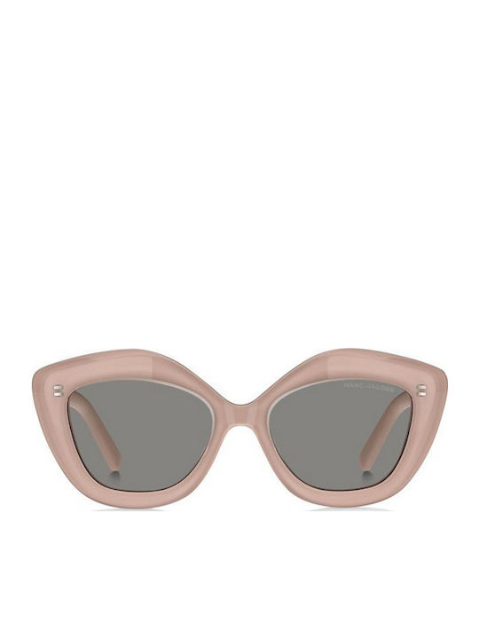 Marc Jacobs Feminini Ochelari de soare cu Roz Cadru și Gri Lentilă