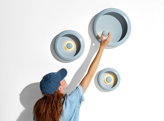 Fatboy Lamp Wall Blue 30x7.3cm