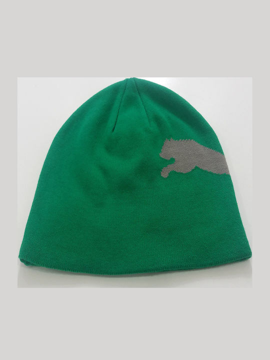Big Cat Beanie Beanie Ανδρικός Σκούφος Πλεκτός σε Πράσινο χρώμα