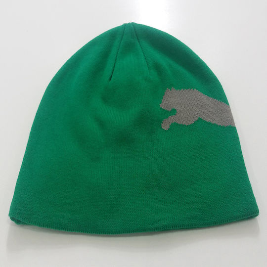 Big Cat Beanie Beanie Ανδρικός Σκούφος Πλεκτός σε Πράσινο χρώμα