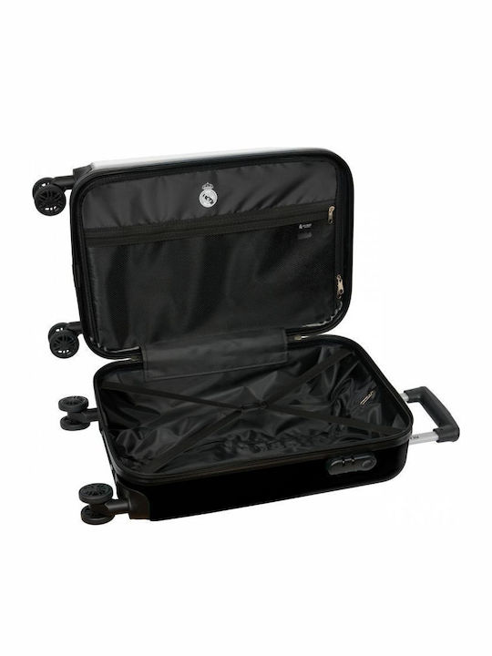 Real Madrid Valiză De Călătorie Cabina Tough Real Madrid FC Cu 4 Roți Înălțime 55 Cm