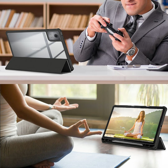 Flip Cover Rezistentă Negra (Lenovo Tab K11 Plus)