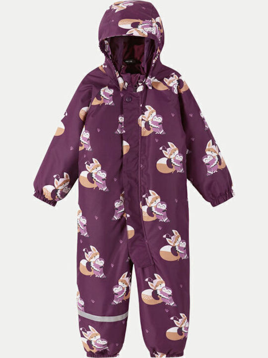 Reima Baby Bodysuit for Going Out Long-Sleeved Purple