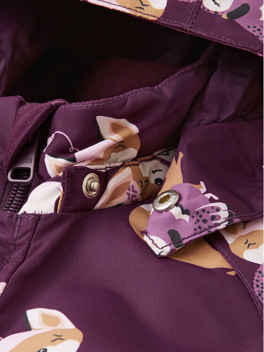 Reima Baby Bodysuit for Going Out Long-Sleeved Purple