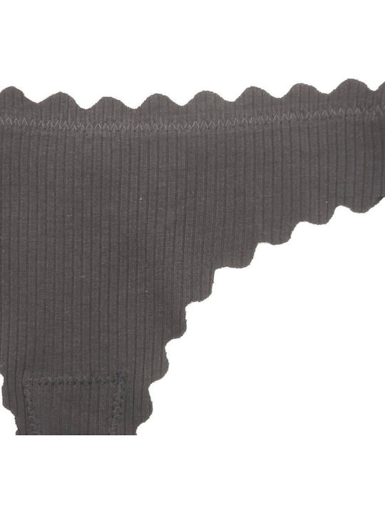 Women's String Seamless Black