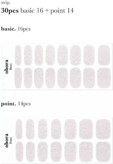 Autocolante pentru unghii din gel Ohora N Dress Up Shade Nd-360 Cantitate Buc 1