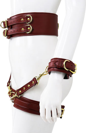 Naughty Toys BDSM Kit σε Κόκκινο Χρώμα 6τμχ