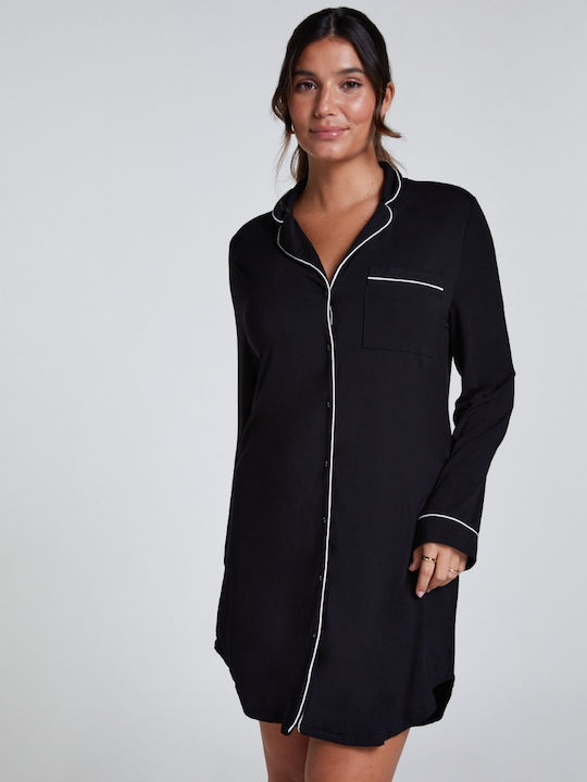 Hunkemöller Winter Women's Nightdress black