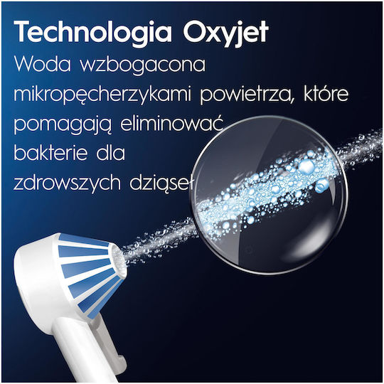 Oral-B Oxyjet Elektrische Zahnbürste Weiß
