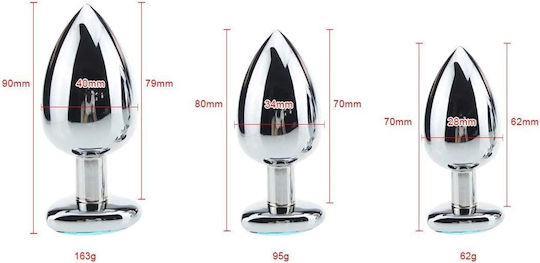Naughty Toys Plug Anal Mic Albastru 7cm