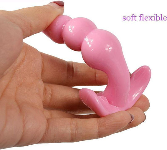 Naughty Toys Πρωκτική Σφήνα Small Ροζ 9cm