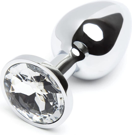 Naughty Toys Plug Anal Mărime Medie Argintiu 7cm