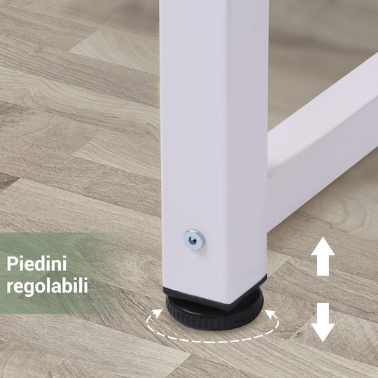 Γραφείο Υπολογιστή 120x60x76εκ. Λευκό Γραφείο Υπολογιστή 120x60x76εκ. Λευκό