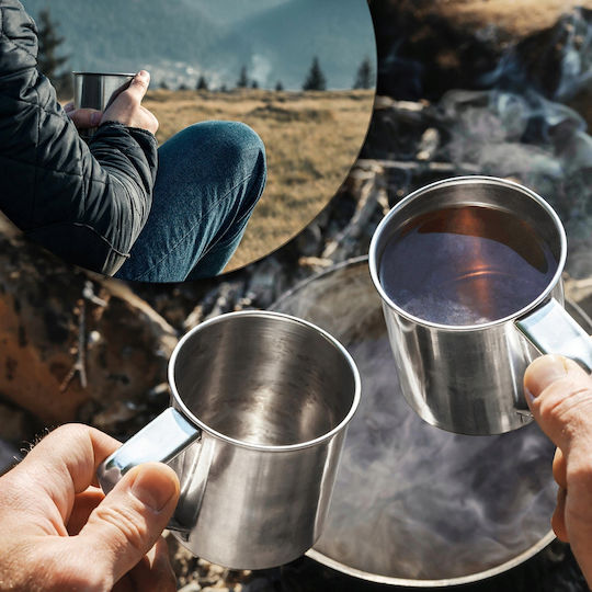 Kadax Stainless Steel Mug 400ml Travel Mugs 2pcs