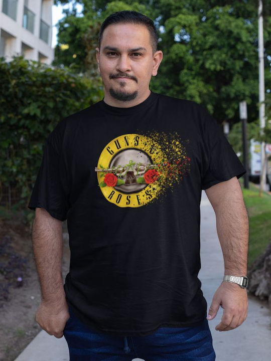 TKT T-shirt Guns N' Roses Black Cotton