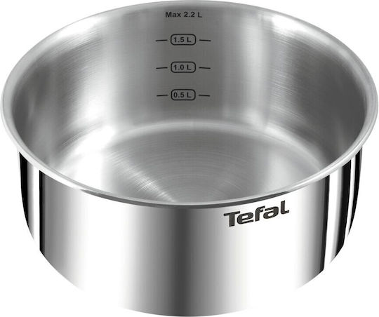 Tefal Ingenio Emotion Σετ Κατσαρόλες από Ανοξείδωτο Ατσάλι Silver 3τμχ