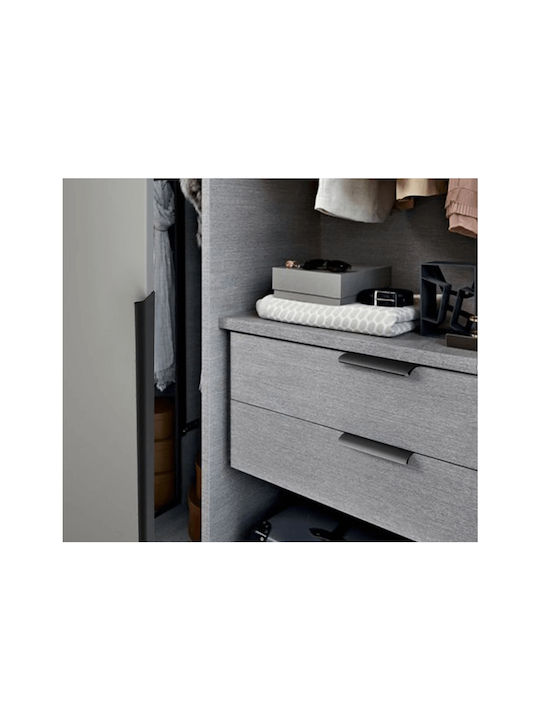 Marmouris Handle Furniture made of Metallic Nickel Matte 150mm (Center Distance 128mm) 10300284 1pcs