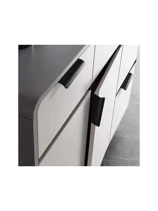 Marmouris Handle Furniture made of Metallic Nickel Matte 150mm (Center Distance 128mm) 10300284 1pcs