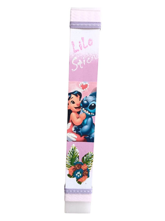Kinder-Osterkerze Lilo & Stitch Rosa Flachwachs 28x3cm