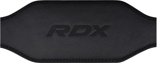 Rdx 15cm 6'' Leather Gym Belt Black S