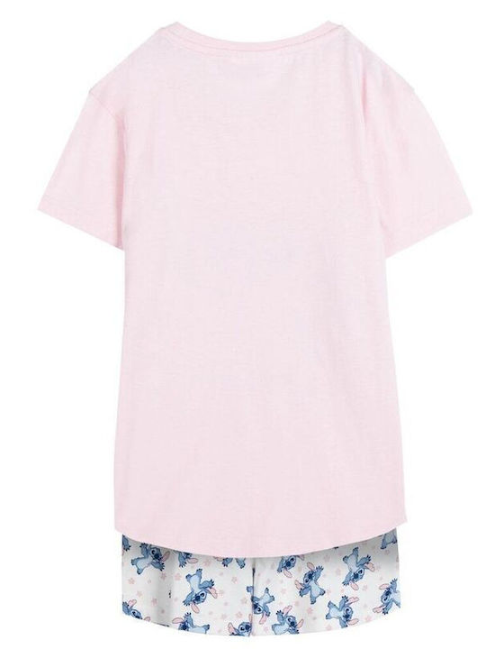 Cerda Pijama pentru copii De iarnă Roz Lilo & Stitch