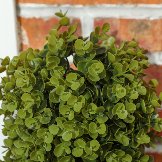 Homcom Plantă Artificială Eucalipt Spirală cu Ghiveci Inclus pentru Interior și Exterior Înălțime 90 cm Verde 830-951v00gn