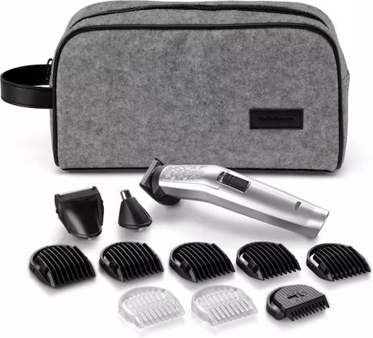 Babyliss Trimmer Επαναφορτιζόμενη Κουρευτική Μηχανή Ασημί 7256PE