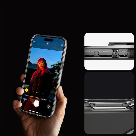 Spigen Crystal Hybrid Back Cover Σιλικόνης Λευκό (iPhone 16 Pro)