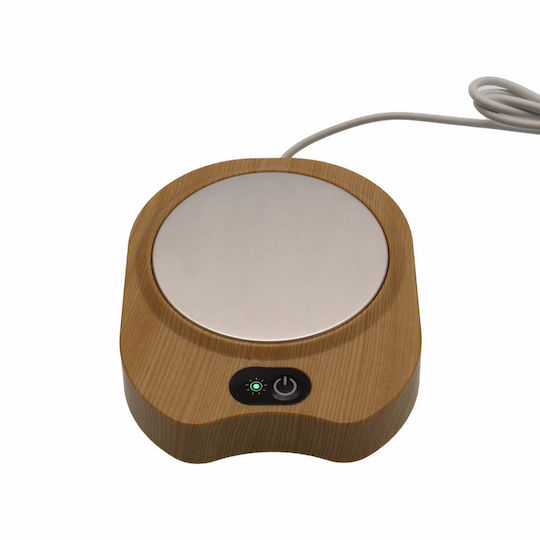 USB Heated Mug Warmer 10W Brown OEM