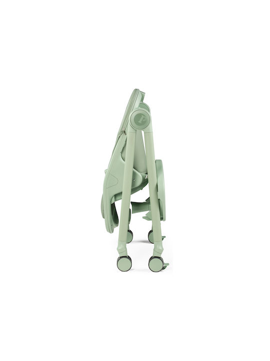 Peg Perego Living Foldable Baby Highchair 2 in 1 with Adjustable Height Sage