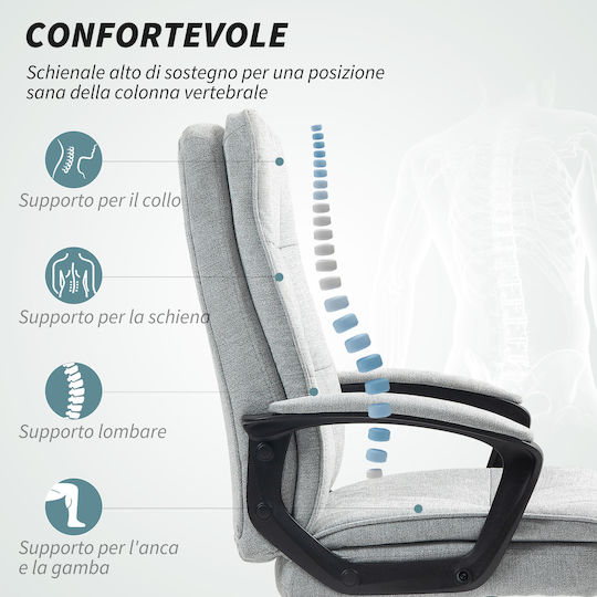 HomCom Office Chair Grey